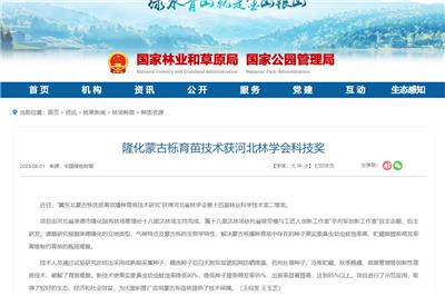 2023年最新蒙古櫟育苗技術在河北獲得重大突破